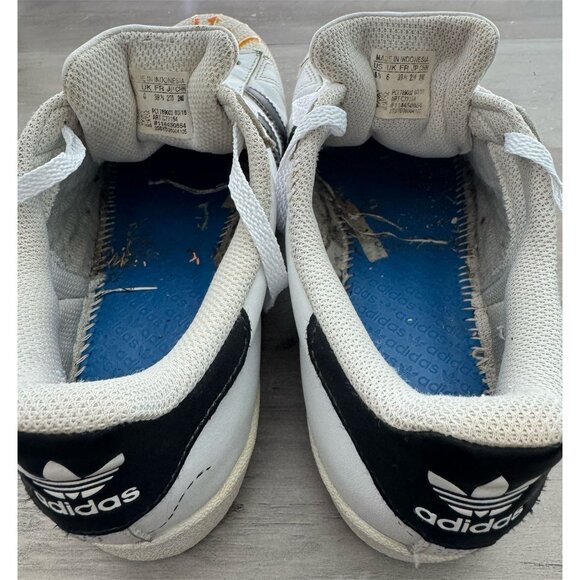 ADIDAS Customized Superstar Low-Top Sneaker Sunflower & Honey Bee Womens SZ 6.5 - Picture 8 of 12